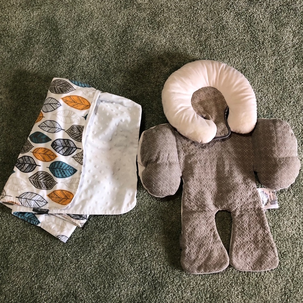 BUNDLE carseat cover/newborn insert